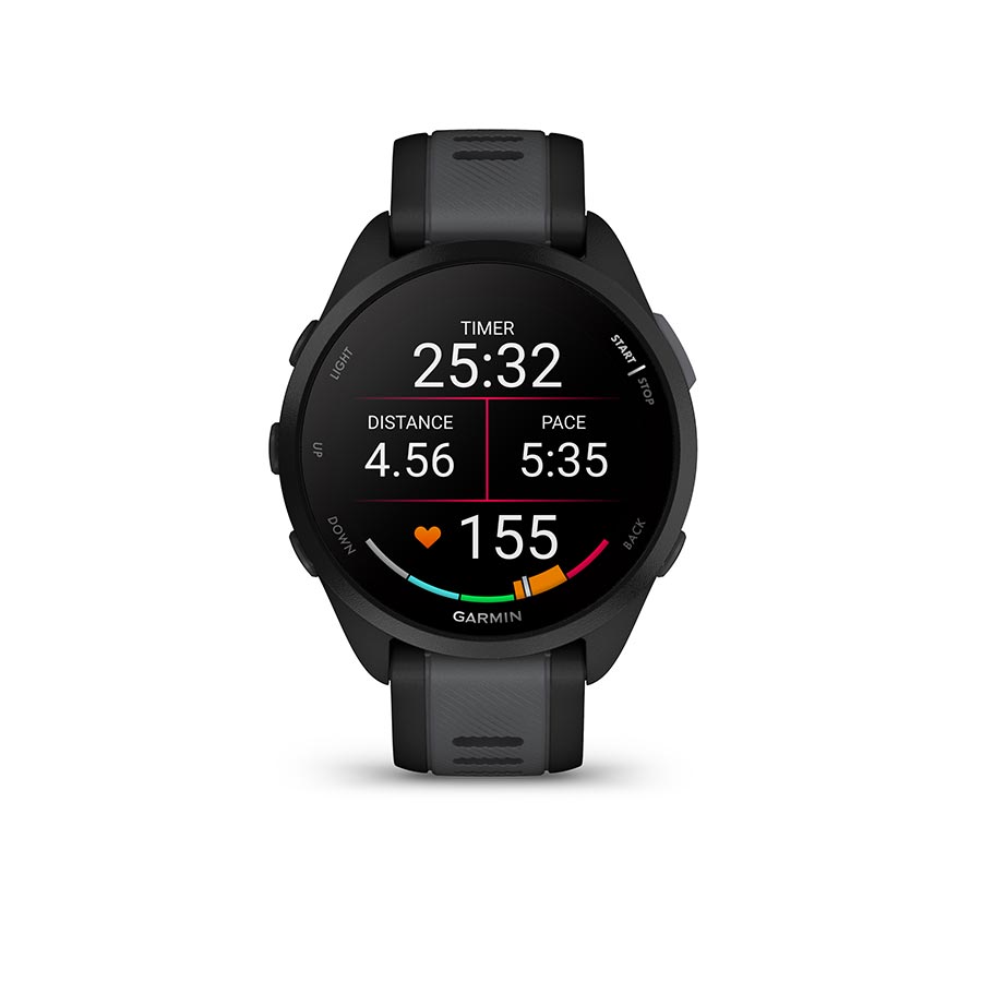 Reloj deportivo Garmin Forerunner 165 Music para correr - Negro/Gris pizarra