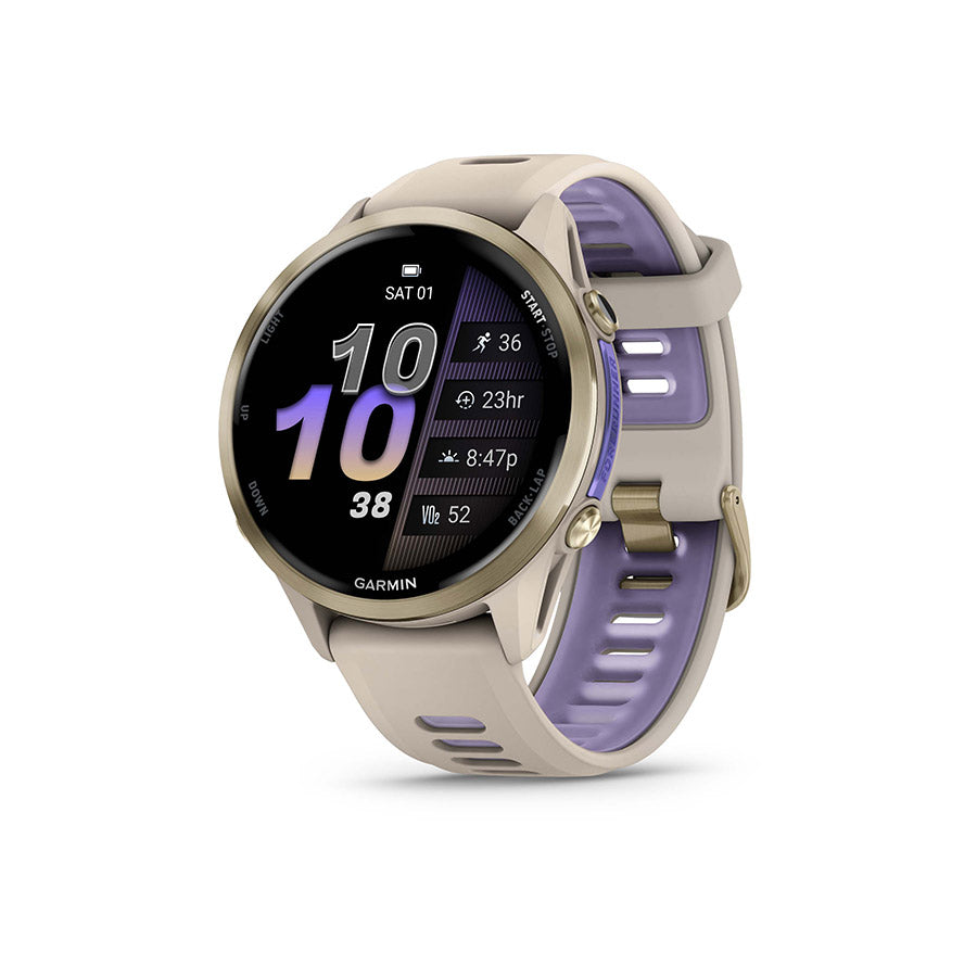 Reloj Garmin Forerunner 970 Color del reloj: Gris francés Correa: Gris francés/Índigo translúcido - Silicona