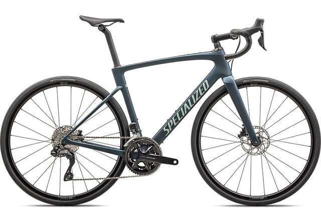2026 Specialized Roubaix Comp Bike Satin Mettalic Deep Lake/White Sage Metallic  61
