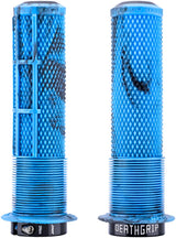 DMR DeathGrip 2 Flanged Grips - Thin Lock-On Blue Mable