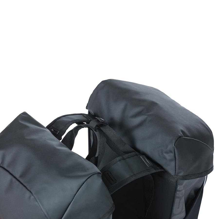 Alforja doble Basil Miles 34L Negro/Naranja