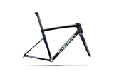 Specialized Tarmac Sl8 S-Works Frmset Satin Carbon / Cyan To Blue Viavi Pearl Front Edge Fade / Metallic White Silver 49