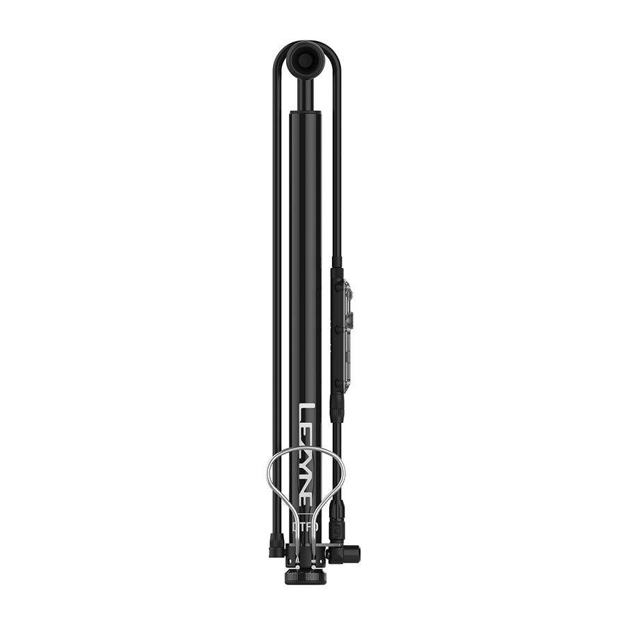 Bomba de pie Lezyne Digital Travel Floor Drive de aleación CNC de 160 psi, color negro