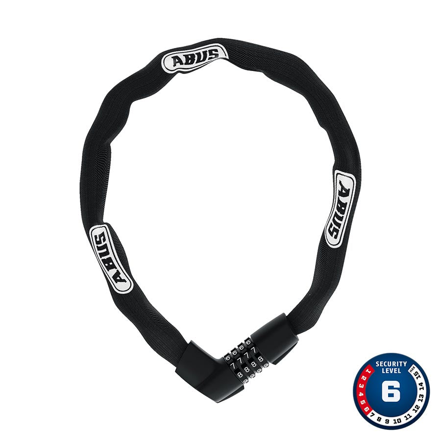 Abus Tresor 1385 Chain Lock Combo 7mm 75cm 2.5 Black