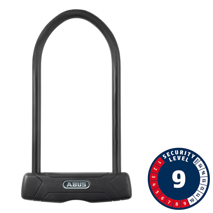 Llave para candado en U Abus Granit 460 de 12 mm (15,0 cm x 23,0 cm, 5,9" x 9"), color negro USH