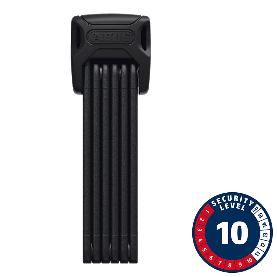 Candado plegable Abus Bordo 6000K XPlus con llave de 3/90 cm y soporte Saddlefix con tapa de lluvia