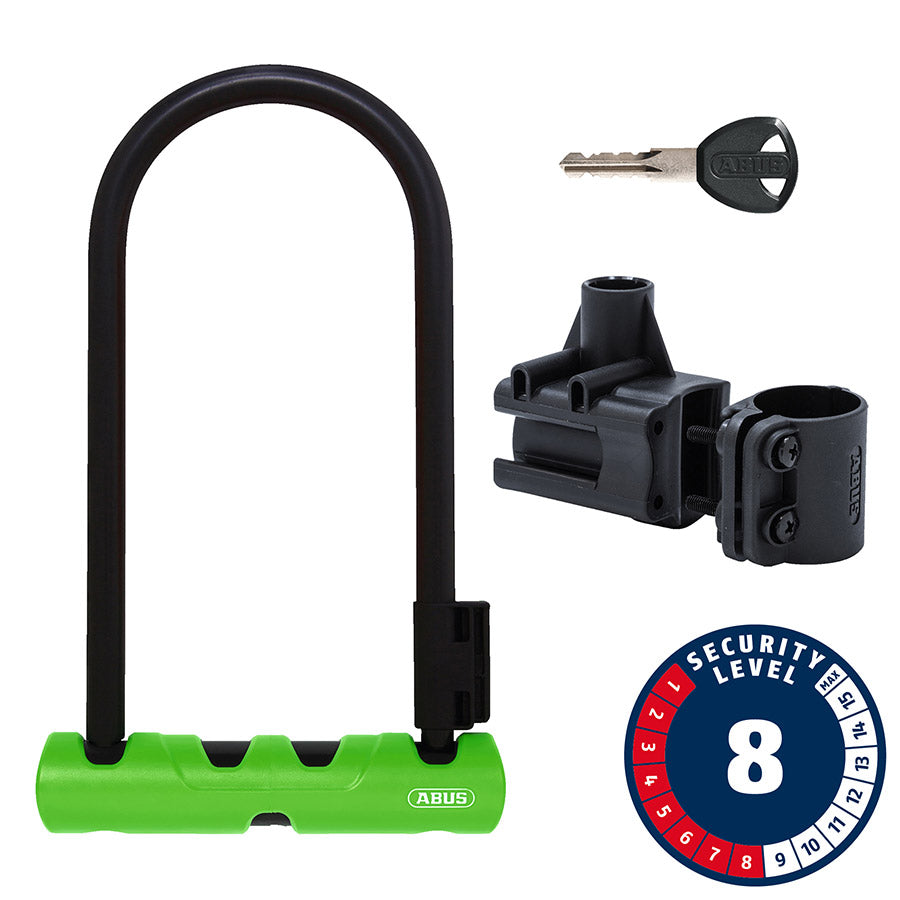 Candado en U Abus 410K/170HB230 SH Ultra - Verde