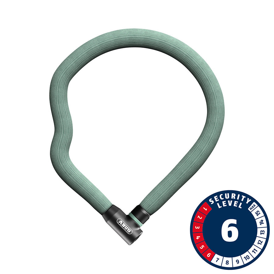 Llave de cadena Abus Goose 4204K de 4 mm y 110 cm (3,6 pulgadas), color menta