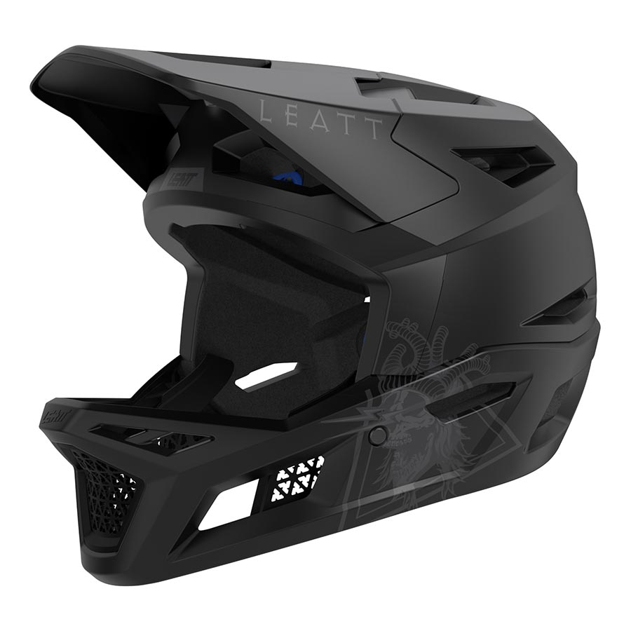 Casco integral Leatt MTB Gravity 4.0 para hombre Stealth S 55-56 cm