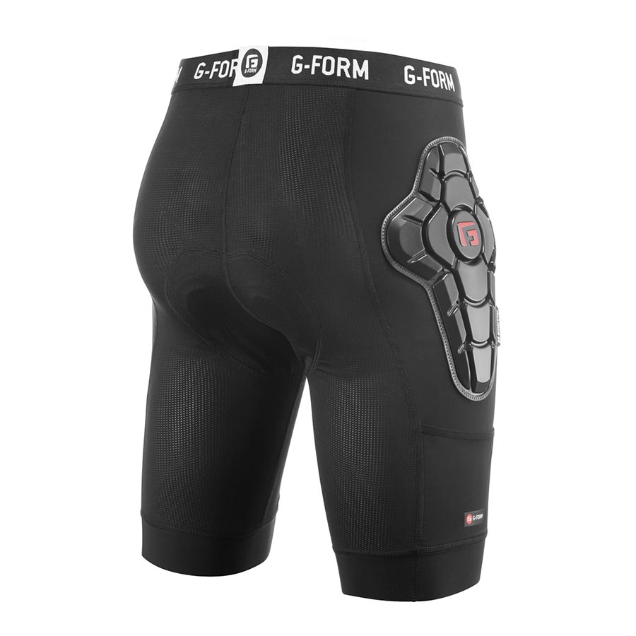 Culote corto G-Form Pro-X3 para bicicleta, color negro, talla XL
