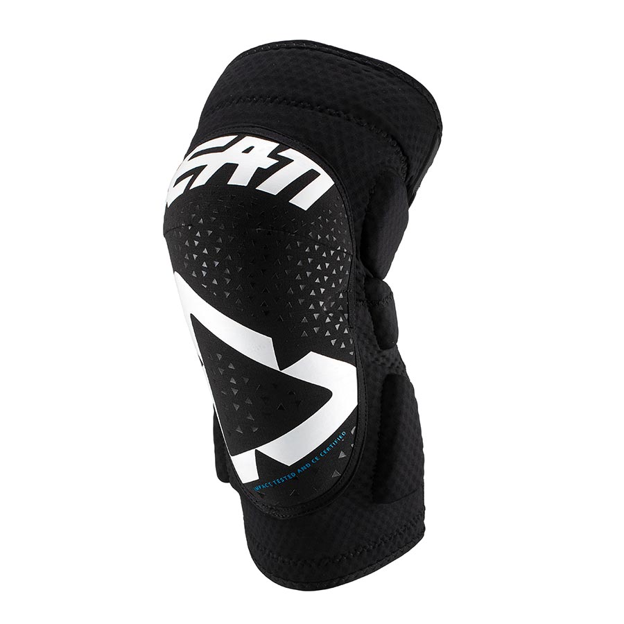 Rodilleras Leatt 3DF 5.0 Mini para jóvenes, color blanco y negro, talla S