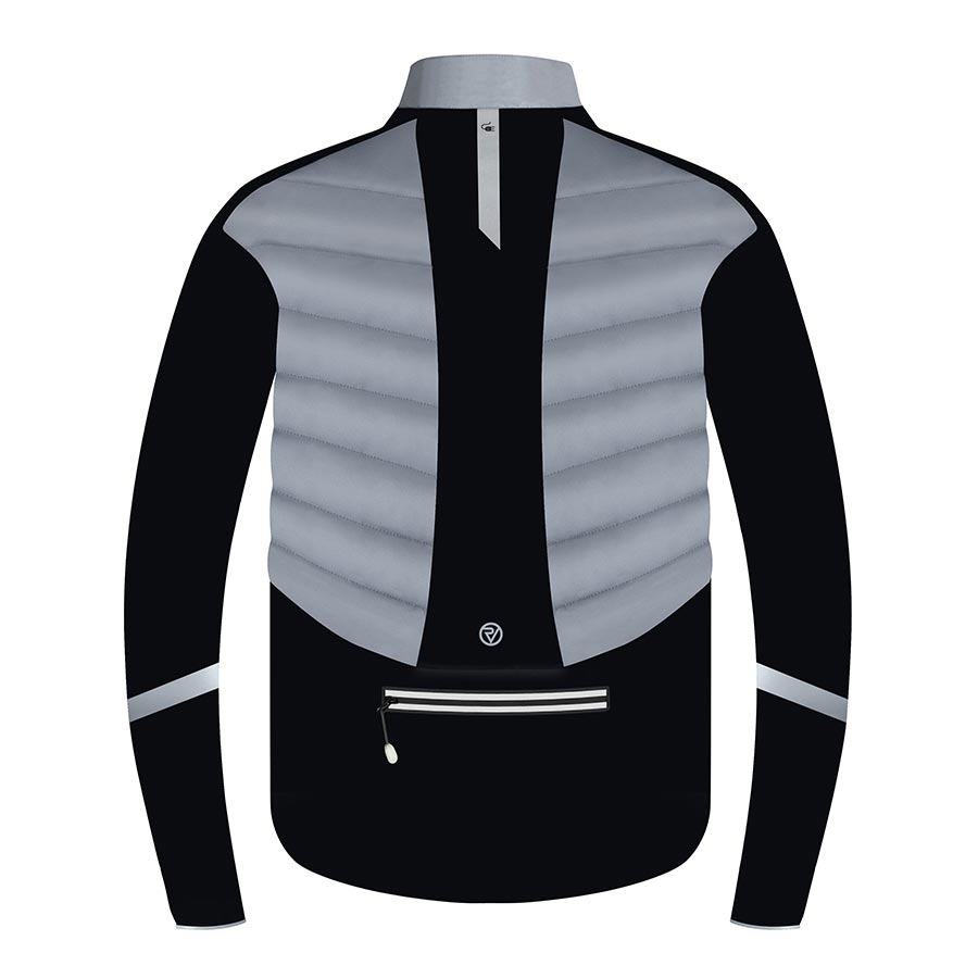 Chaqueta de bicicleta eléctrica Proviz REFLECT 360 para hombre, color plata/negro, talla XL