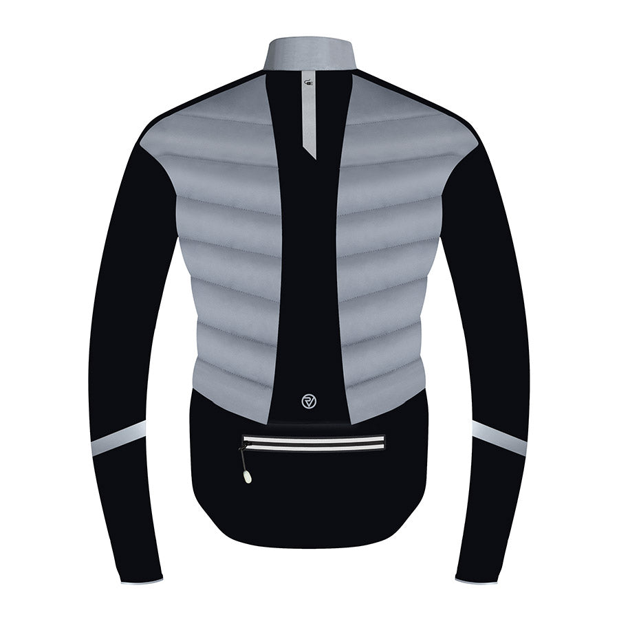 Chaqueta de bicicleta eléctrica Proviz REFLECT 360 para mujer, color plata y negro, talla 36
