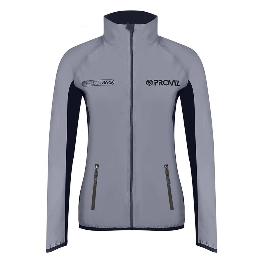 Chaqueta de running Proviz Reflect 360 para mujer, color plata 34