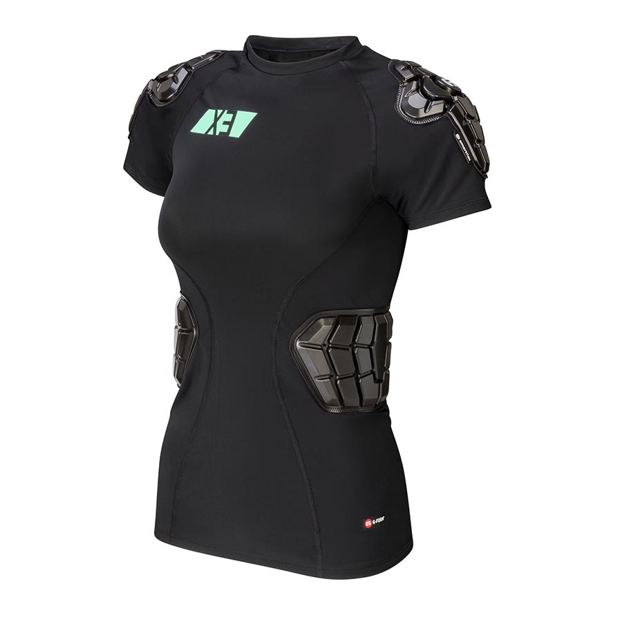 Camisa G-Form Pro-X3 SS para mujer, negra, talla XL