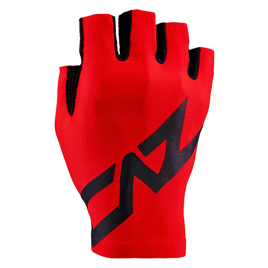 Guantes Supacaz SupaG Twisted de dedos cortos, negros/rojos, talla S