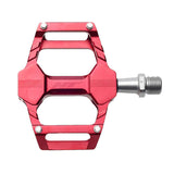 HT Components AR06 Cheetah Platform Pedals Body: Aluminum Spindle: Cr-Mo 9/16'' Red Pair