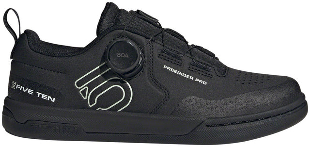 Five Ten Freerider Pro BOA Flat Shoes - Women's  Core BLK/Linen Green/FTWR White 5.5