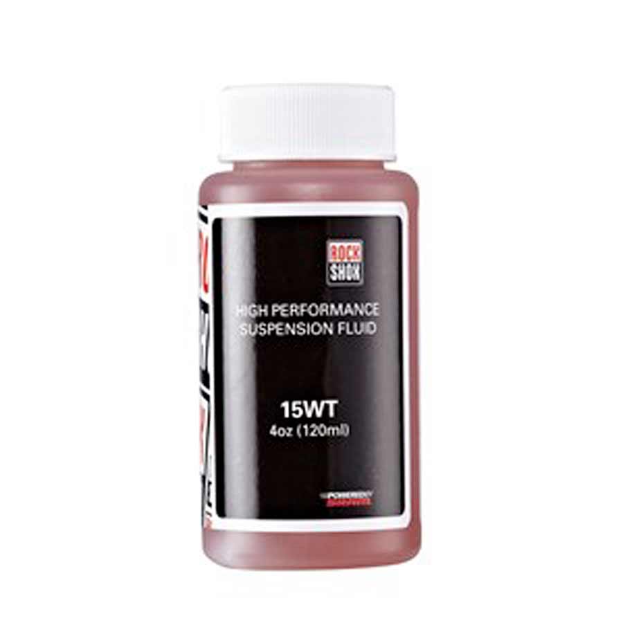 Aceite de suspensión RockShox 15wt (botella de 120 ml) para brazos inferiores
