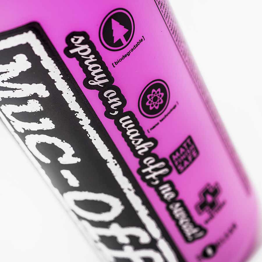 Limpiador de bicicletas Muc-Off Nano Tech: Botella con pulverizador de 1 l