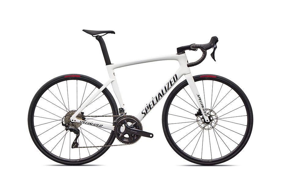 Bicicleta deportiva Specialized Tarmac SL7 2026, blanco brillante/azul marino oscuro metalizado, 52"