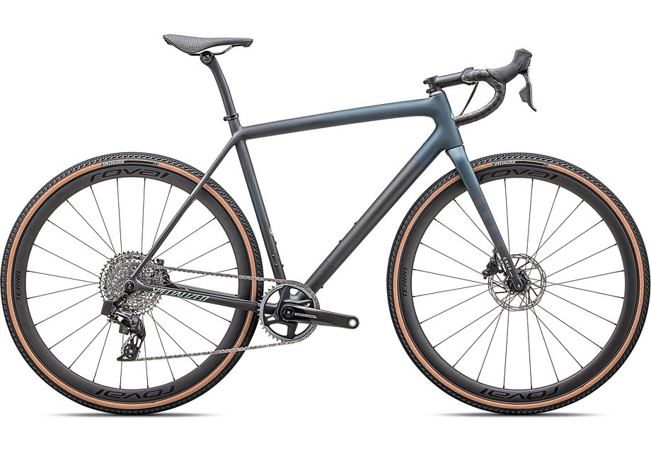 2025 Specialized crux pro bike satin carbon / deep lake metallic / smoke / white sage metallic 61