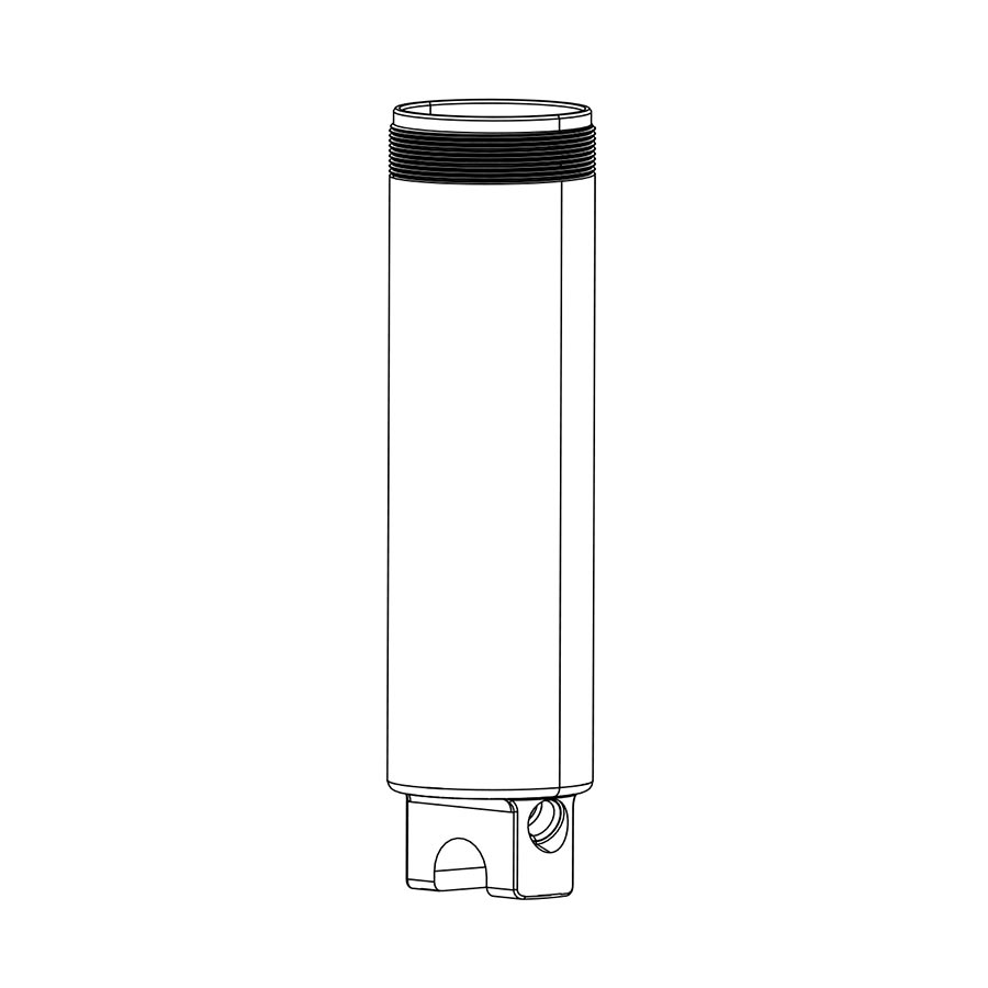 Cuerpo del amortiguador trasero RockShox IFP - Ojal de cojinete Recorrido de 52,5 mm Espaciador de recorrido de 55 mm más 2,5 mm Deluxe A1 Super Deluxe A1 Fast Bl