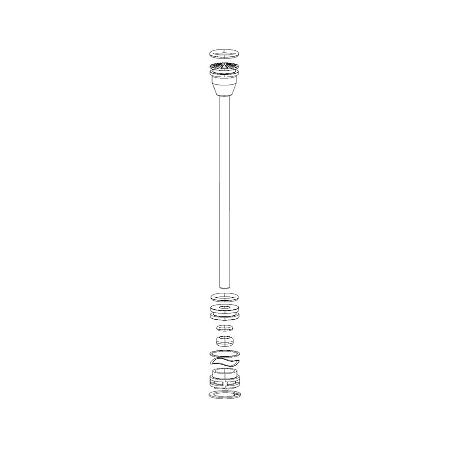 Muelle neumático RockShox Solo para SID/Reba 120 negro 11.4018.010.046