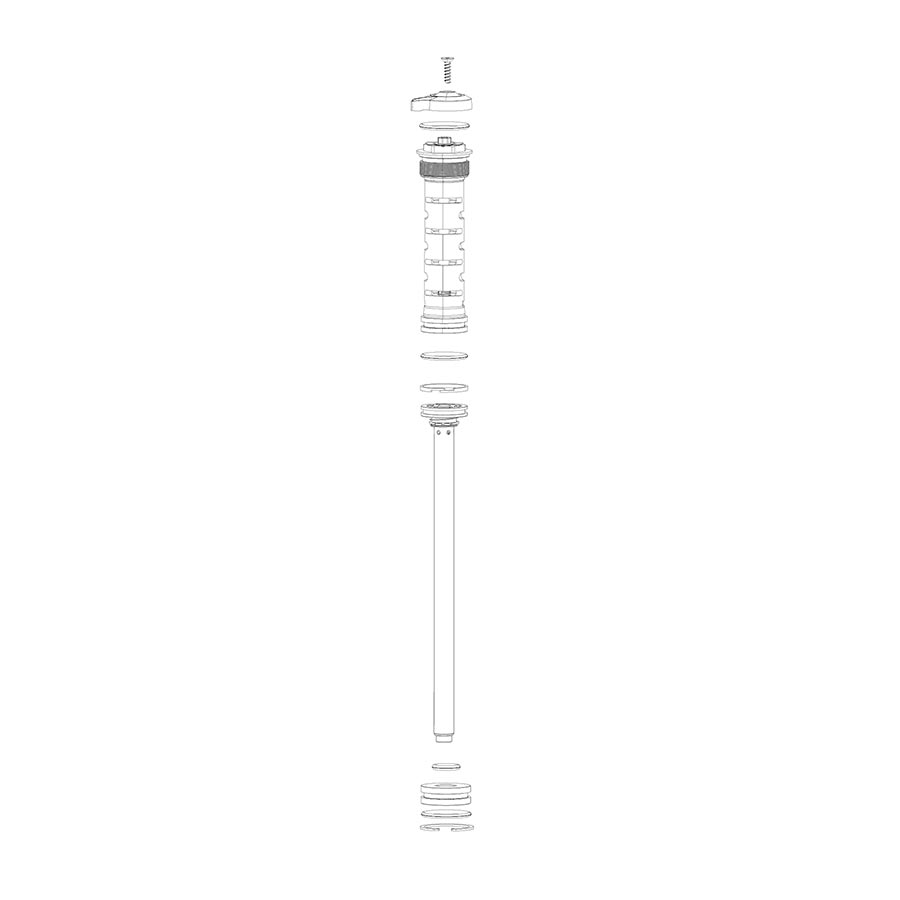Conjunto de amortiguador de horquilla RockShox - MOCO 35G RL Crown A1 (2020+)
