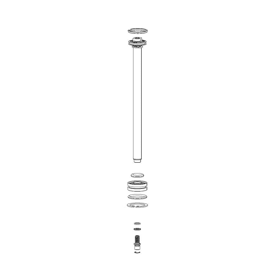 Amortiguador de rebote RockShox + cabezal de sellado 14+ Revela 26/27.5/29