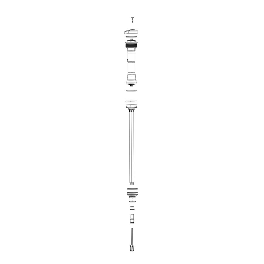 Amortiguador de compresión RockShox - Crown Turnkey Motion Control 35 PLATA A1