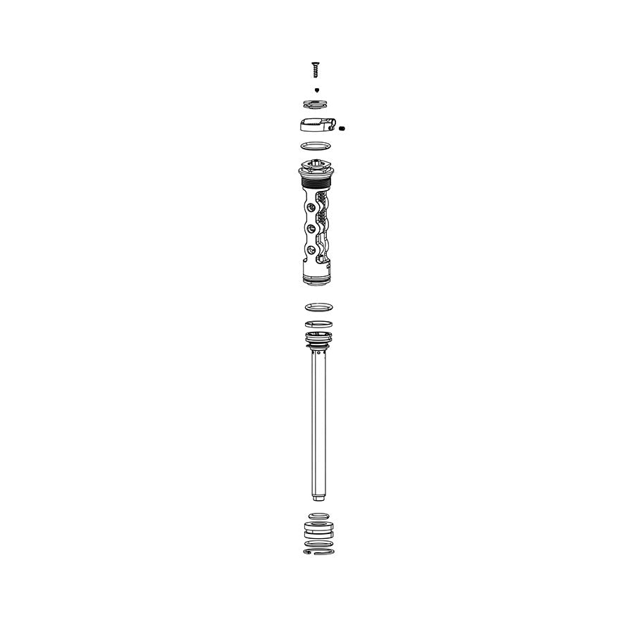 Amortiguador RockShox para 30 Gold/Judy Gold Remote de 10 mm, 27,5/29 (2013+ PushLoc OneLoc Twistloc) RL - 30 Gold A1+/Judy Gold A1+ (sin Boost) 11.4018.104.029