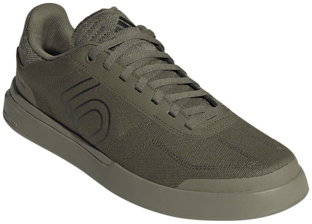 Five Ten Sleuth Deluxe Canvas Flat Shoes - Men's Focus Olive/Core BLK/Orbit Green 6.5