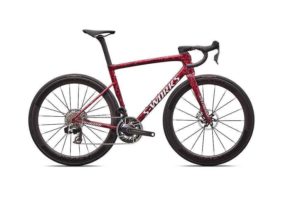 2026 Specialized Tarmac Sl8 S-Works Axs Bike Gloss Redsky Shdwsil Wht Impasto 49