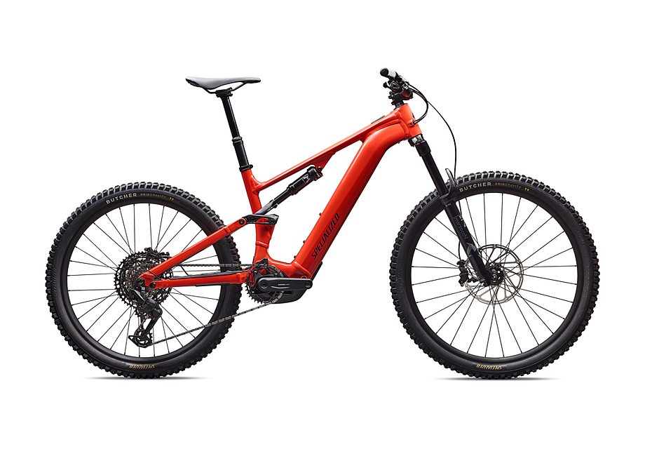Bicicleta Specialized Levo Alloy G4 2026, color naranja intenso brillante/lago profundo S2