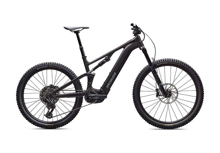 Bicicleta Specialized Levo Alloy G4 2026, color obsidiana metalizada brillante/polvo plateado S4