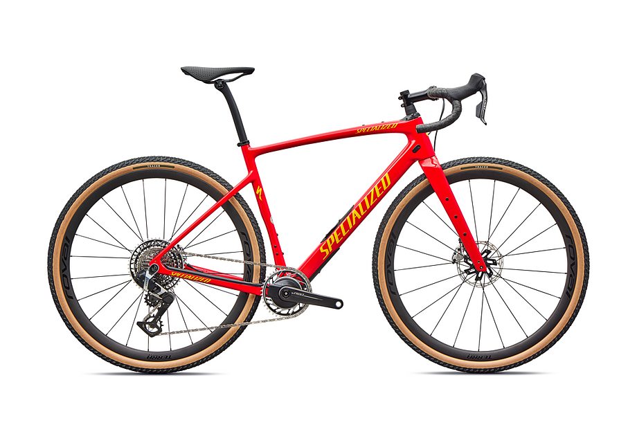 2026 Specialized Diverge Pro Ltd Bike Gloss Flow Red Yellow Ltd 49