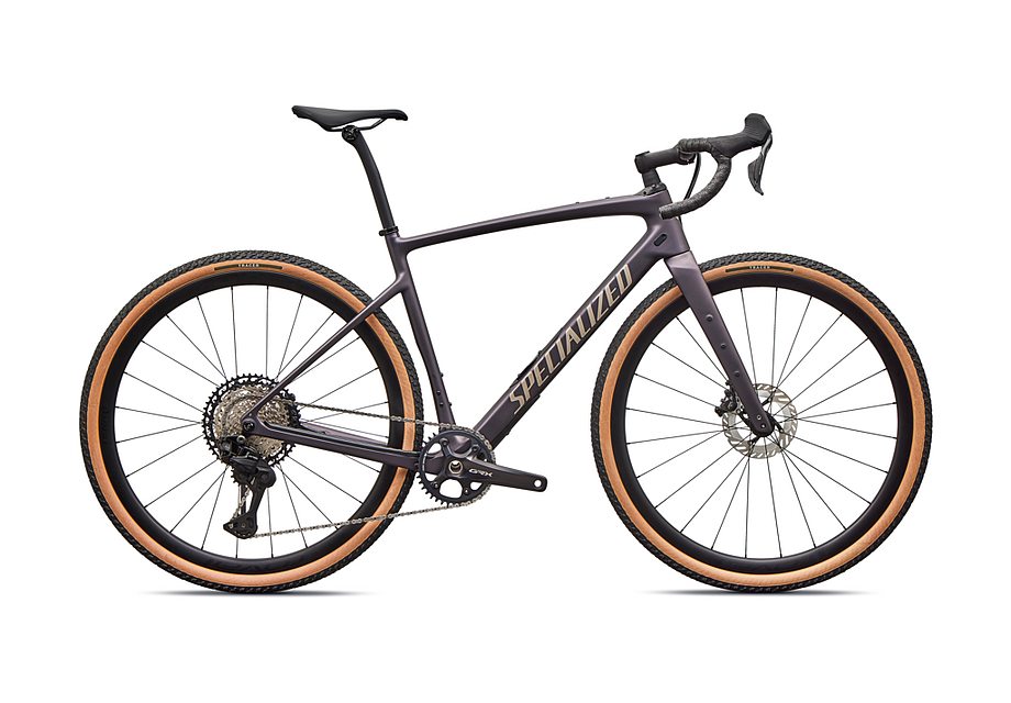 2026 Specialized Diverge Expert Di2 Bike Nebula Metallic/Sandstone Metallic 49