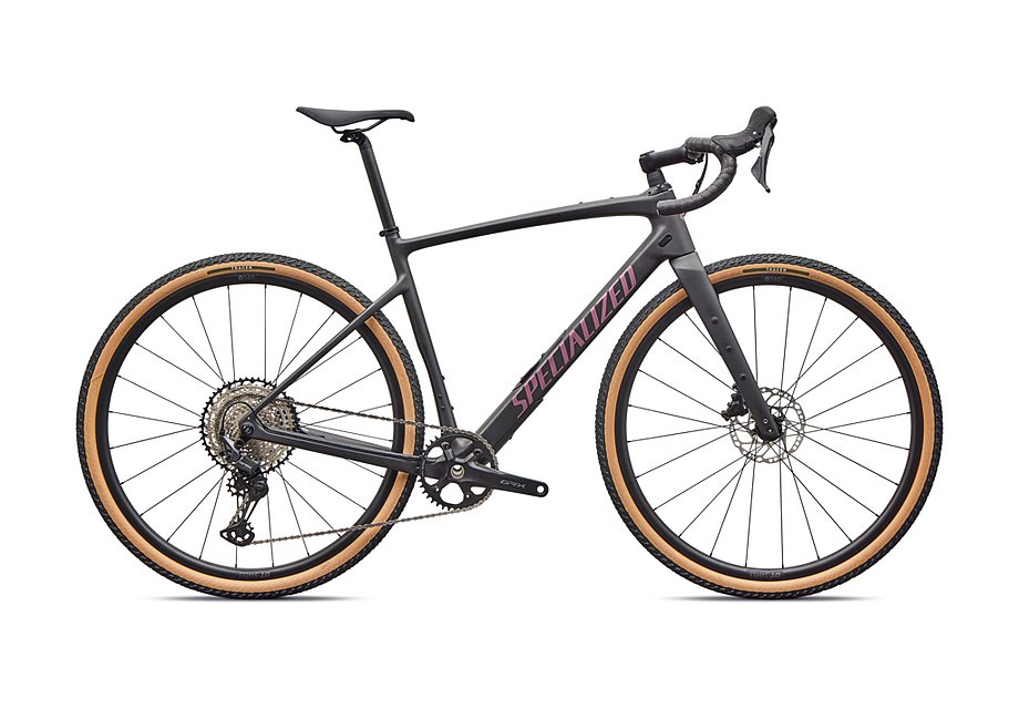 2026 Specialized Diverge Sport Bike Obsidian Metallic/Quartz Metallic 49