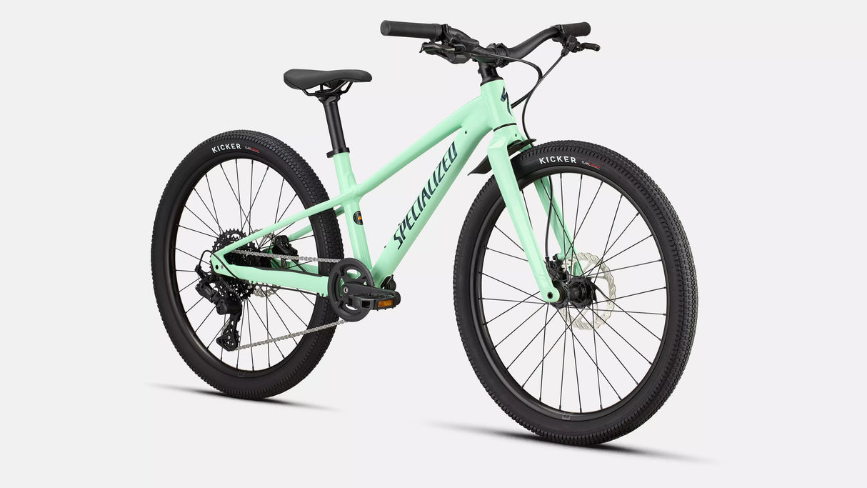 Bicicleta Specialized Riprock 24 2026 color Oasis/Emerald Metallic 24