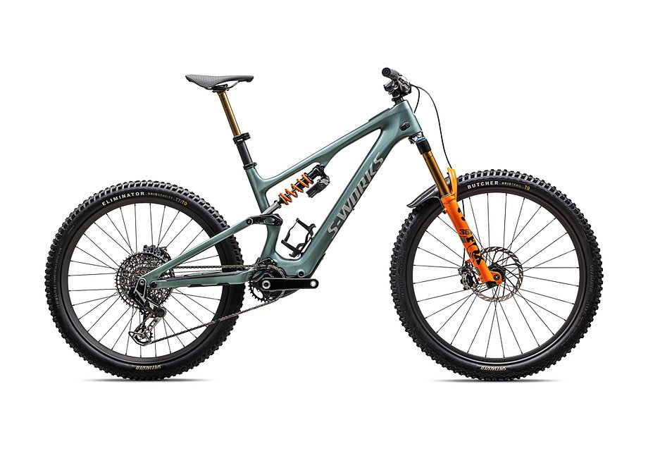 Bicicleta Specialized Levo SL S-Works Ltd UL 2025, color fiordo brillante metalizado/dolomita metalizado S6