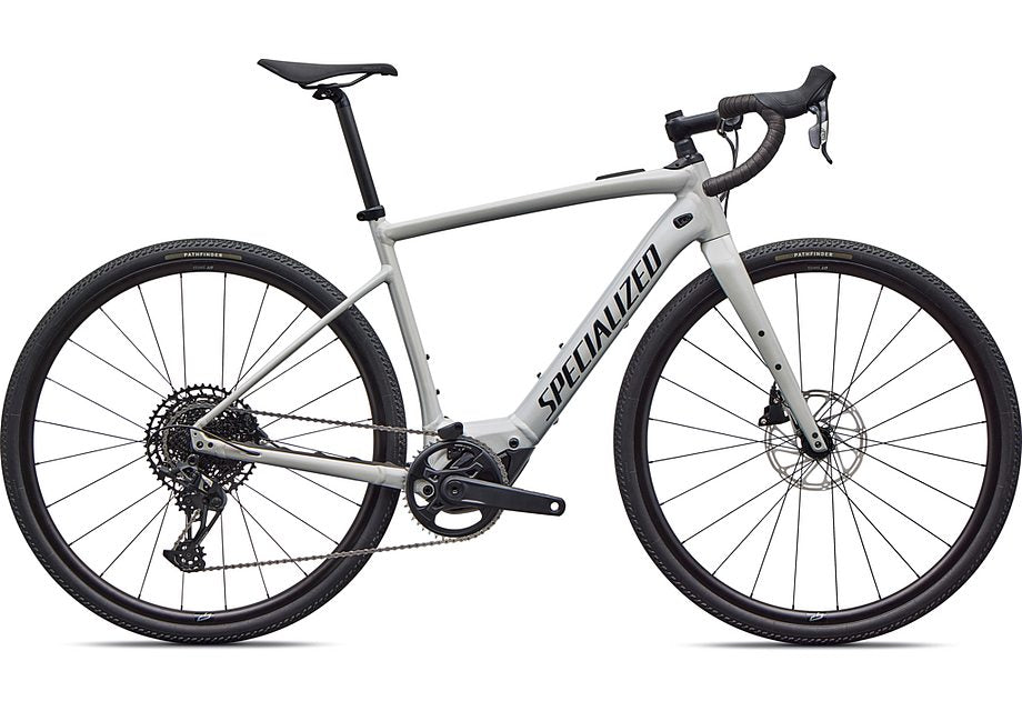 Bicicleta Specialized Creo Sl E5 Comp 2026, color dolomita brillante metalizado/azul marino oscuro metalizado, 49