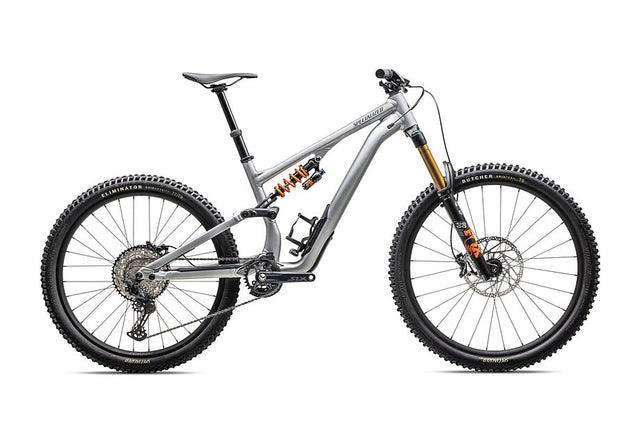 2026 Specialized Stumpjumper 15 Fox Coil Alloy Bike Satin Brushed Aluminum / Cast Blue S2