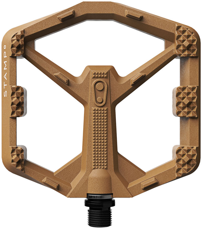 Crankbrothers Stamp 0 Pedals - Platform Composite 9/16" Brown Large
