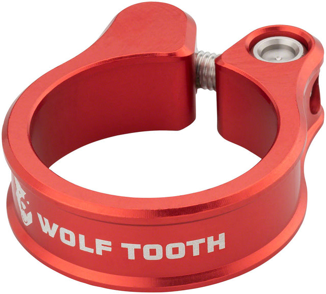 Wolf Tooth Seatpost Clamp - 31.8mm Bolt-On Red