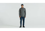 Specialized S/F Rider's Flannel Shirt Ls Men Grey Flag Window Xs