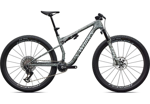 2027 Specialized Epic 9 S-Works Bike Gloss Metallic Obsidian Multi Color Dry Impasto/ Metallic White Silver S