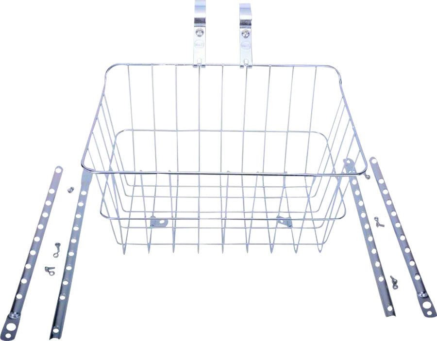 Cesta delantera Wald 1512 con patas ajustables plateada
