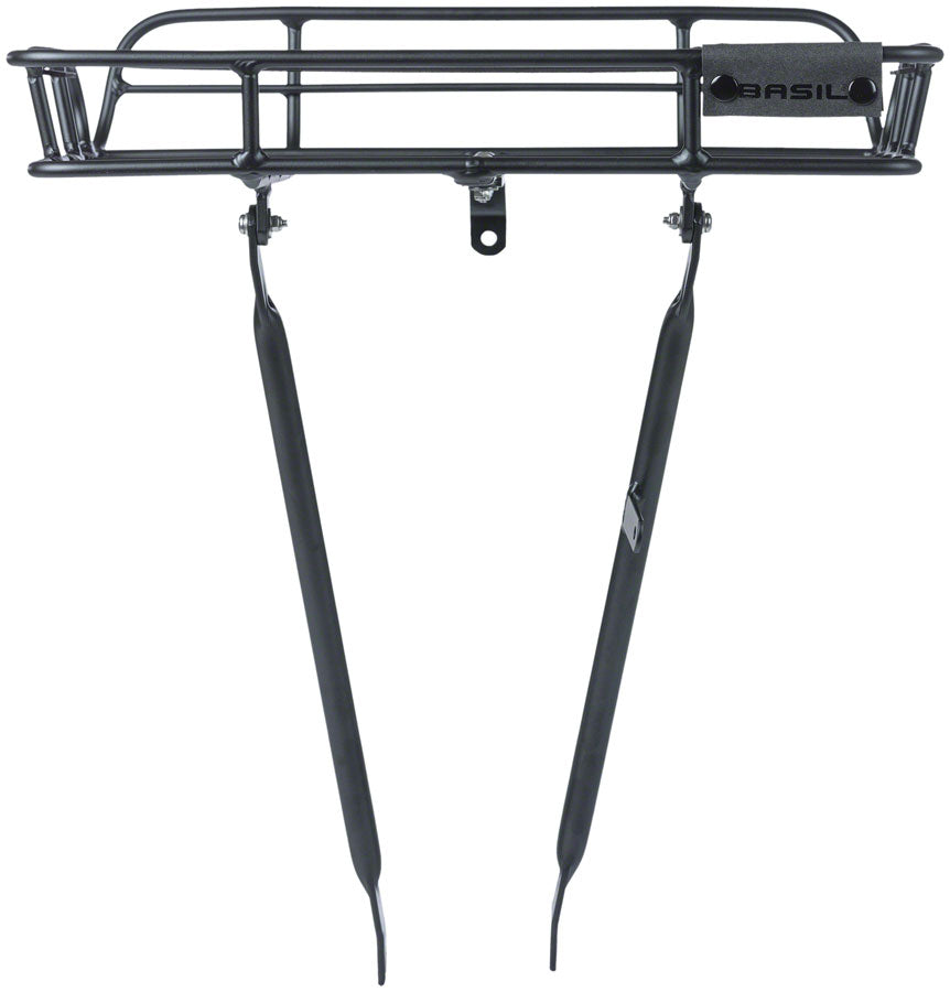 Basil Portland Front Rack Aluminum Black