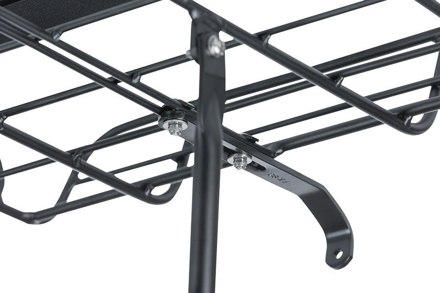 Basil Portland Front Rack Aluminum Black